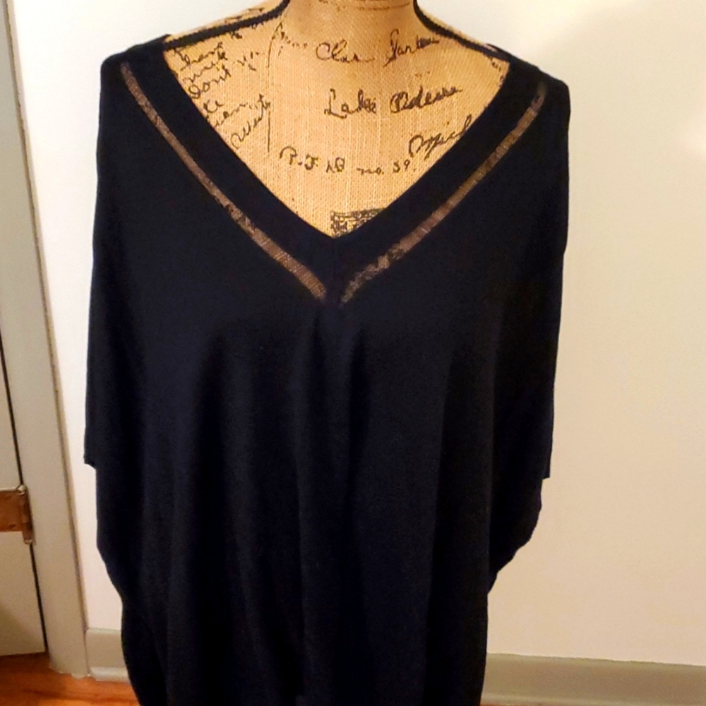 Sweater poncho, one size